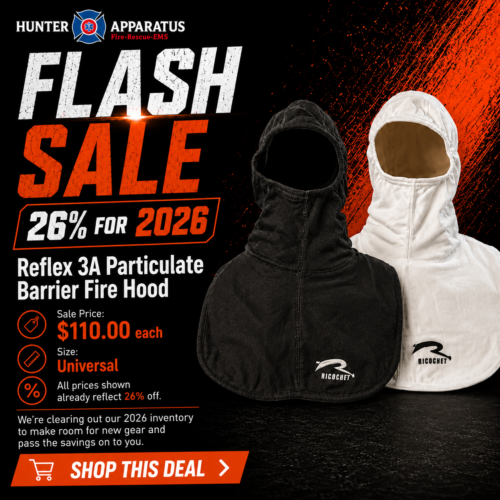 Reflex 3A Particulate Barrier Fire Hood Flash Sale