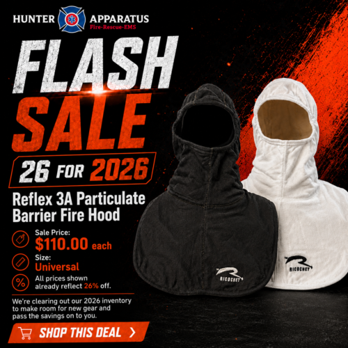 Reflex 3A Particulate Barrier Fire Hood Falsh Sale