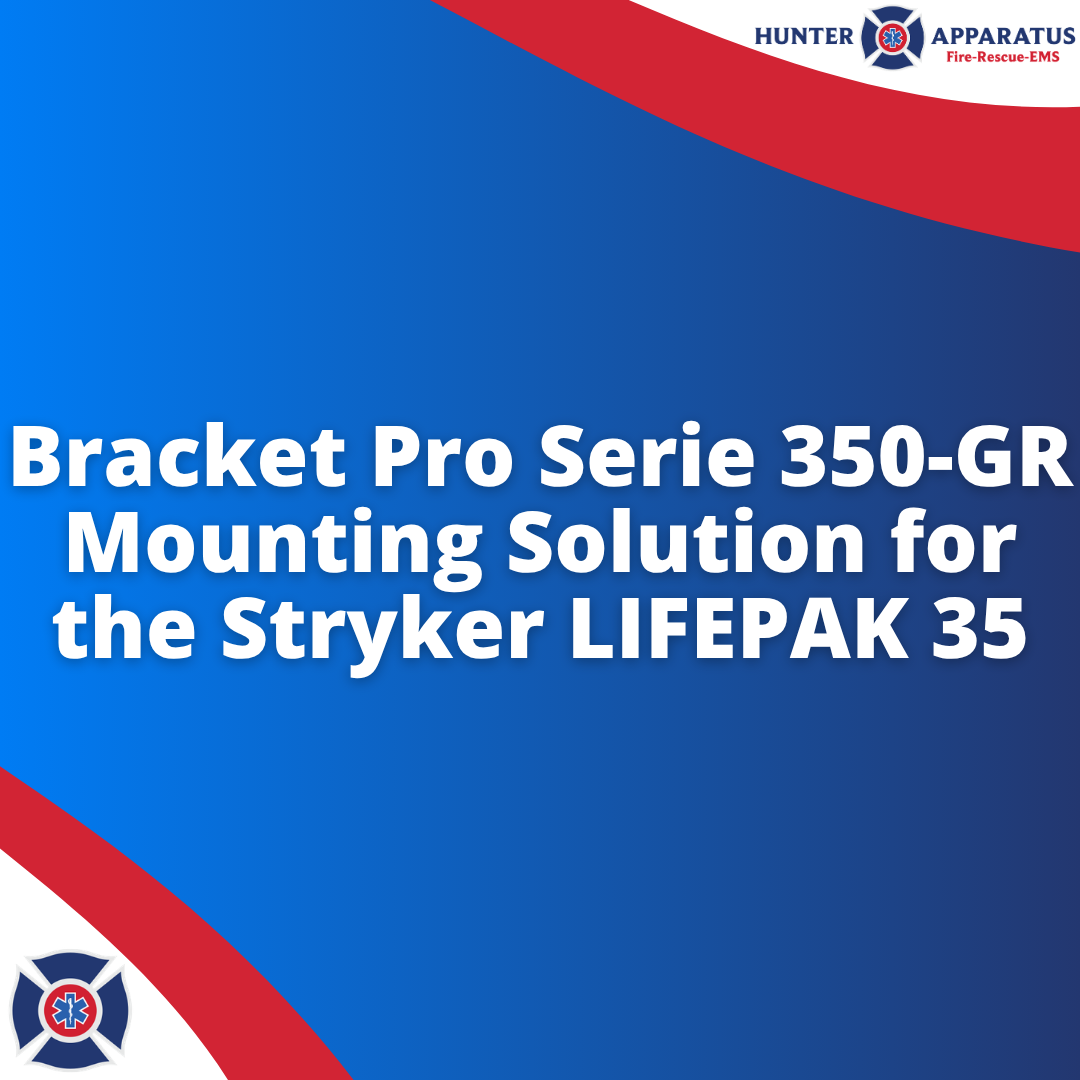 Bracket Pro Serie 350-GR Mounting Solution for the Stryker LIFEPAK 35