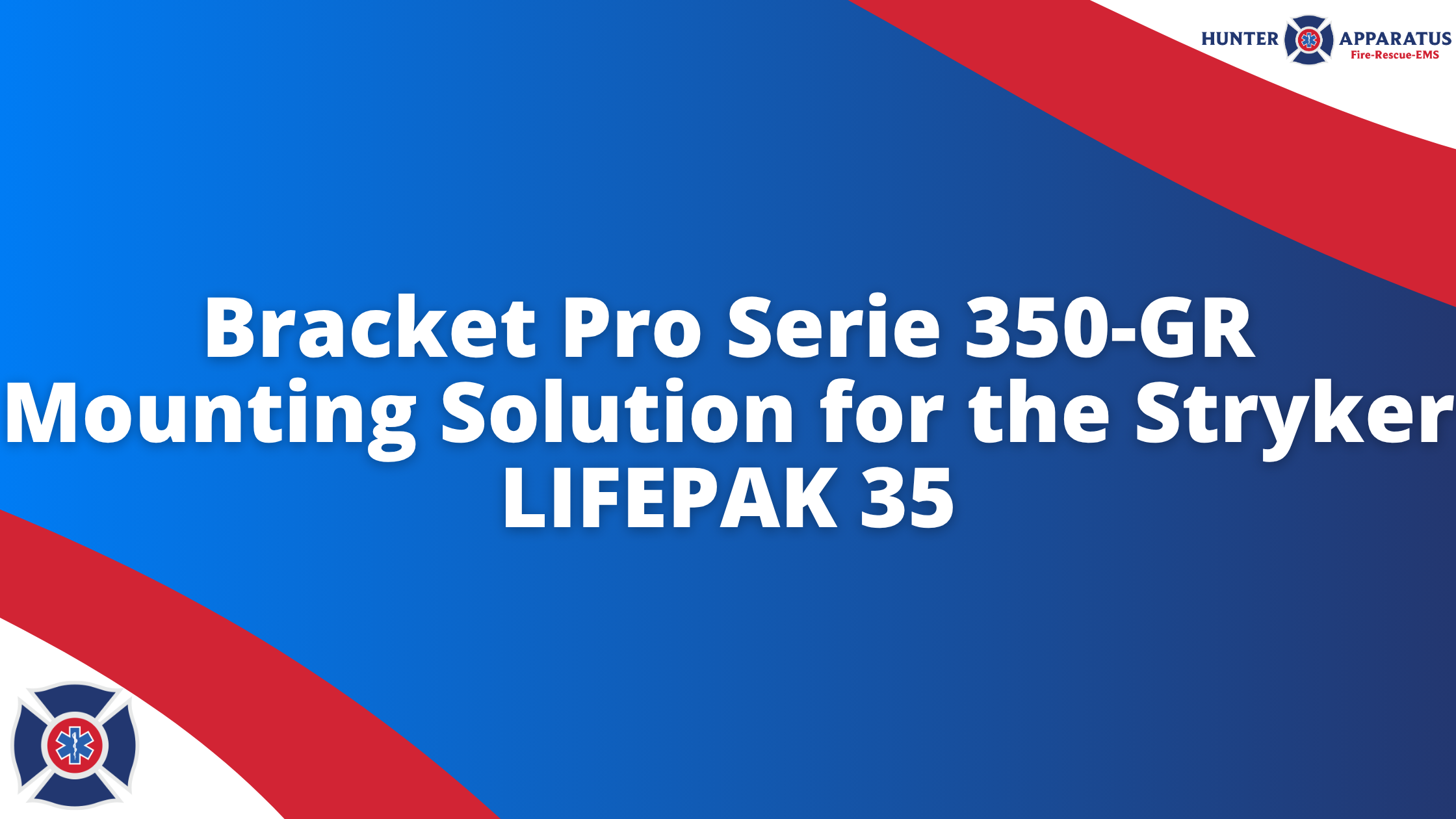 Bracket Pro Serie 350-GR Mounting Solution for the Stryker LIFEPAK 35