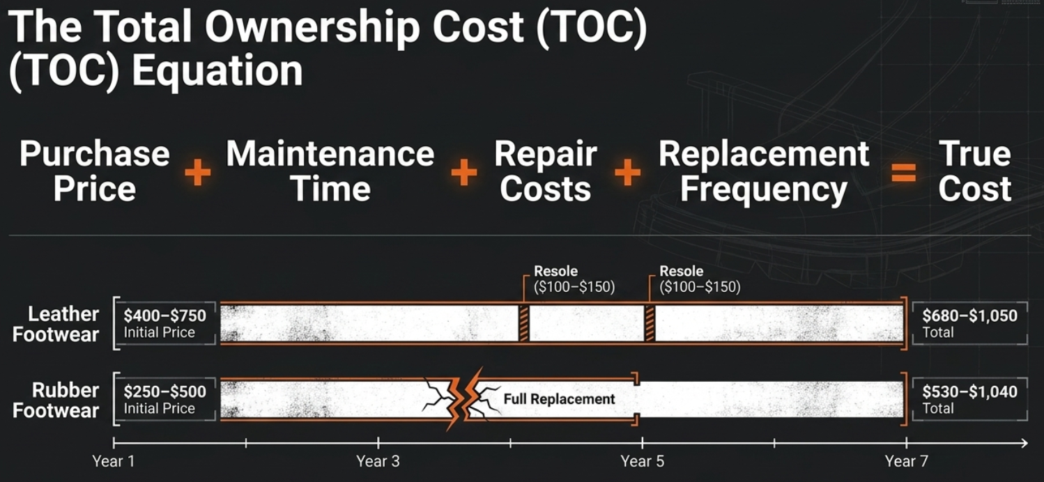 Are Expensive Firefighter Boots Worth It? - Total Ownership Cost Slide