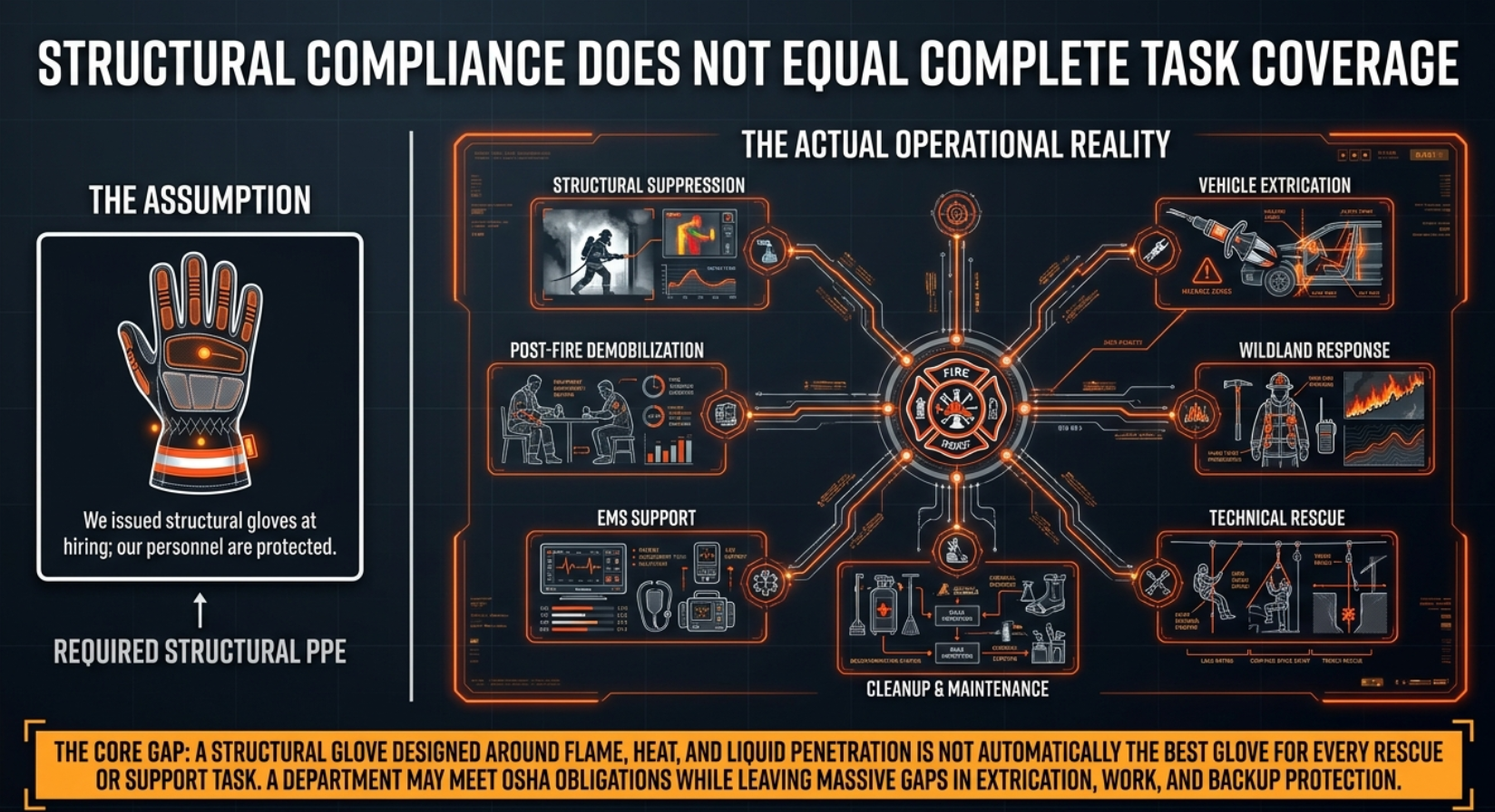 Task Coverage Slide - Do Departments Provide All Required Gloves?